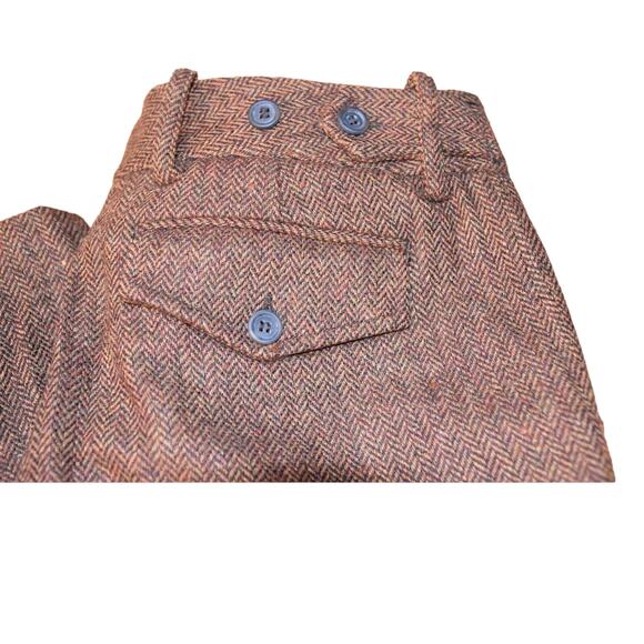 The Limited Drew Fit, Tweed Wool Slacks, Brown, Burnt Orange, Lined, NWOT, Sz 4 - Picture 1 of 5